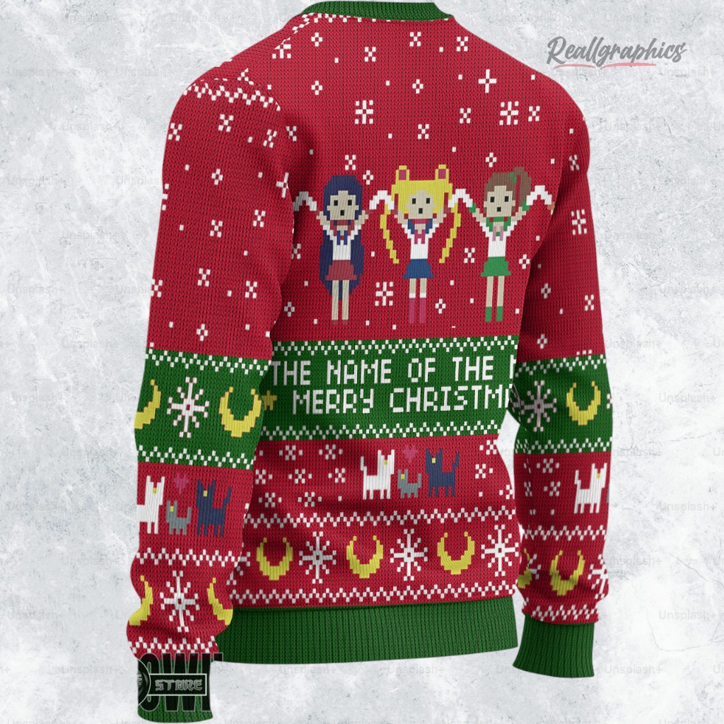 sailor guardians ugly christmas sweater sailor moon custom anime sweatshirt 2 qwdiii