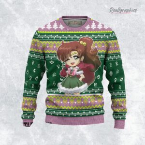 sailor jupiter ugly christmas sweater sailor moon custom anime sweatshirt 1 m0pcgv