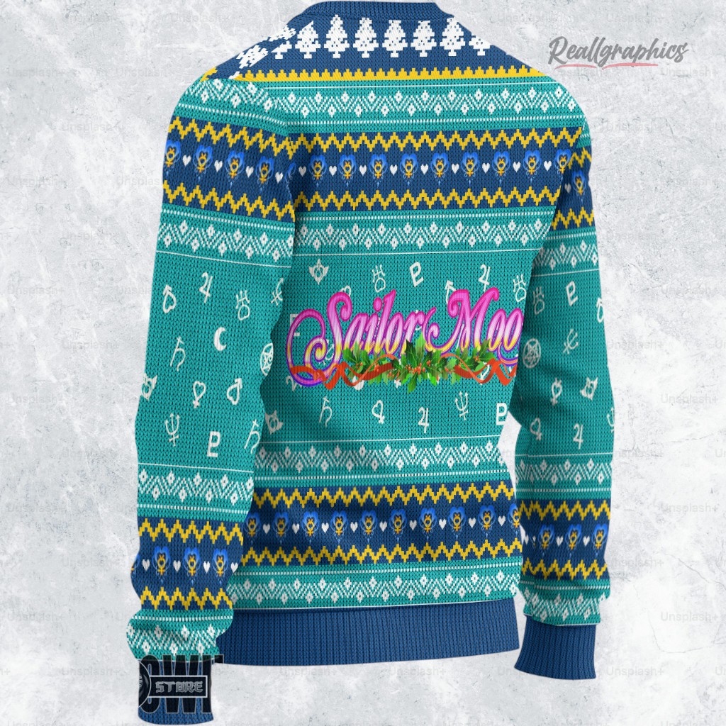 sailor mercury ugly christmas sweater sailor moon custom anime sweatshirt 2 hp73ov