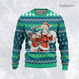 sailor neptune ugly christmas sweater sailor moon custom anime sweatshirt 1 sguaxg