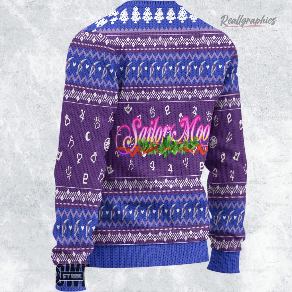 sailor saturn ugly christmas sweater sailor moon custom anime sweatshirt 2 wec0z8