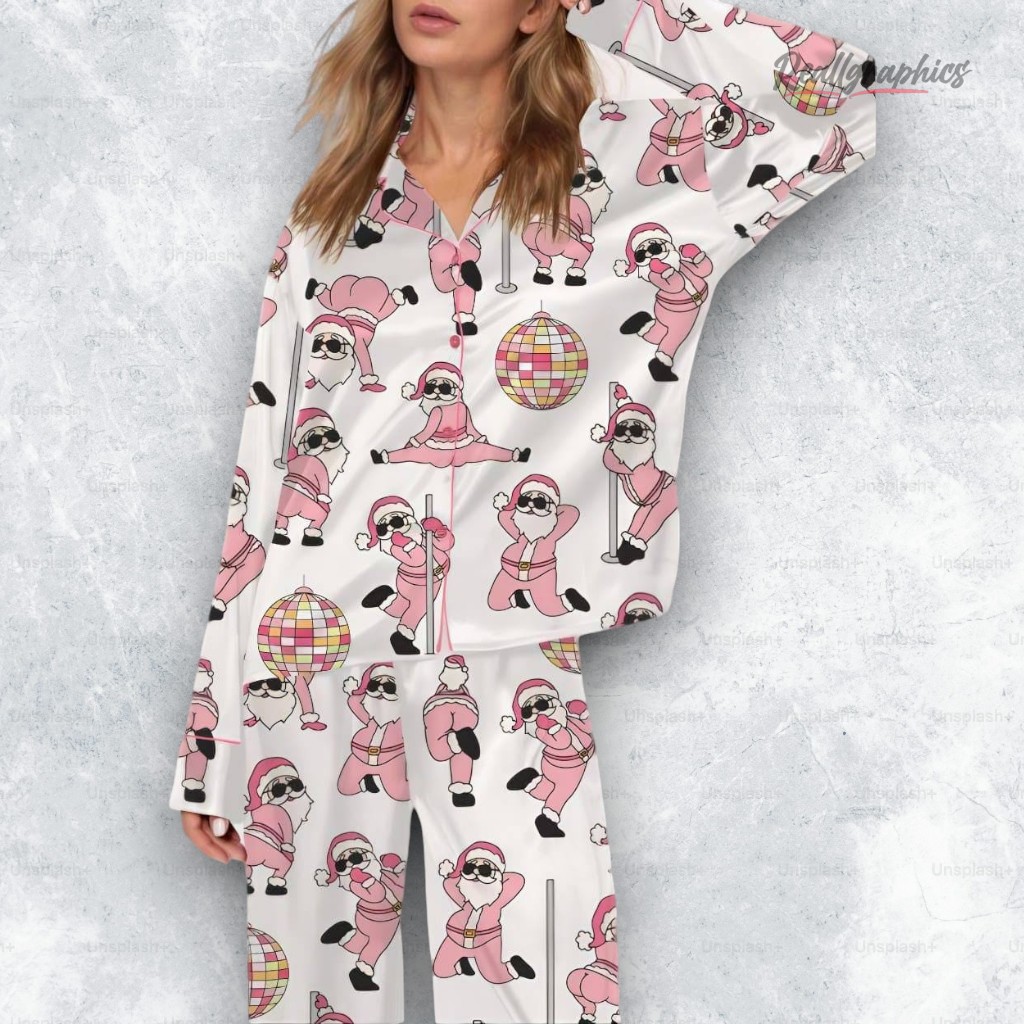 santa do exercise christmas pajama set 2 htikbx
