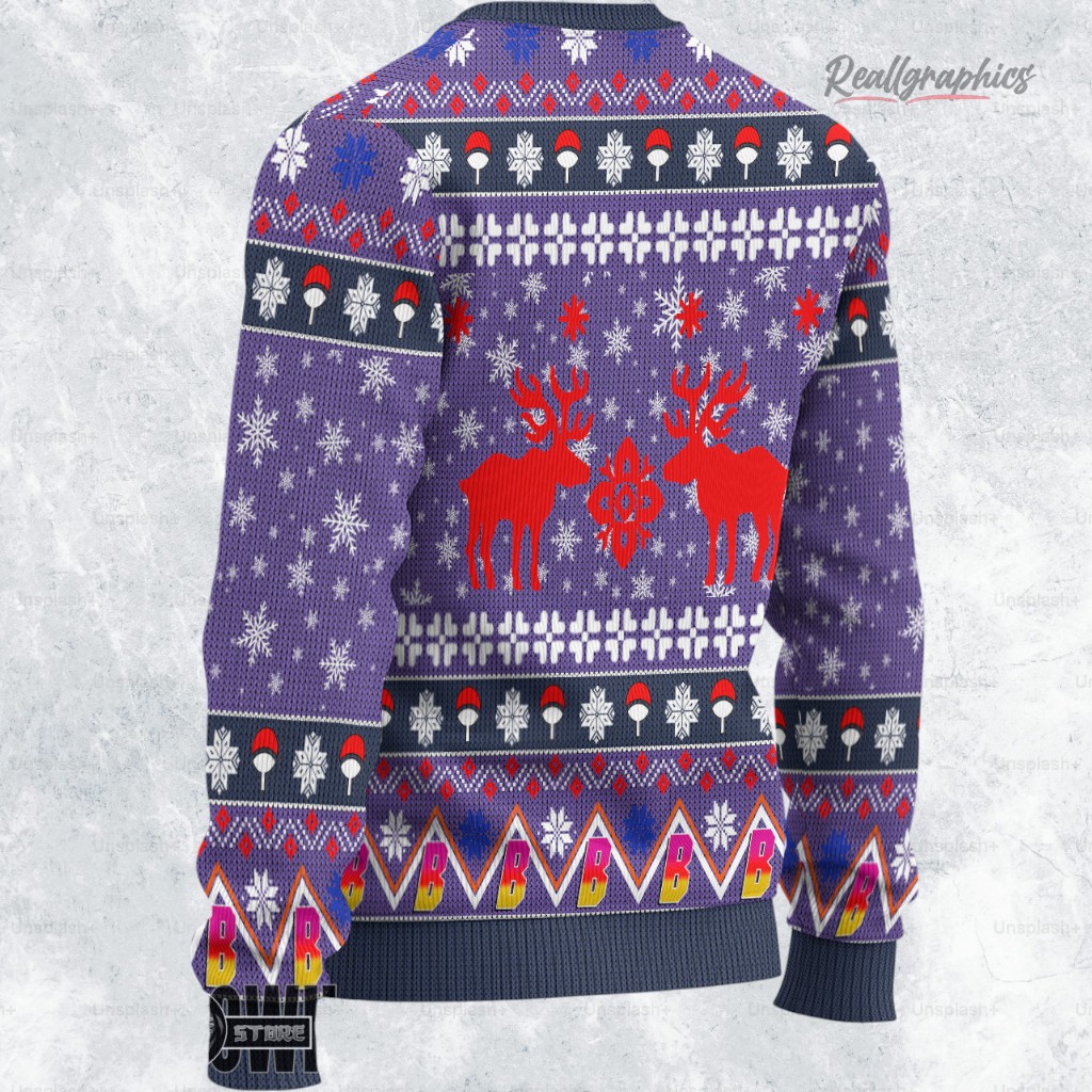 sasuke ugly sweater boruto xmas ugly sweatshirt sweater 2 wiscue