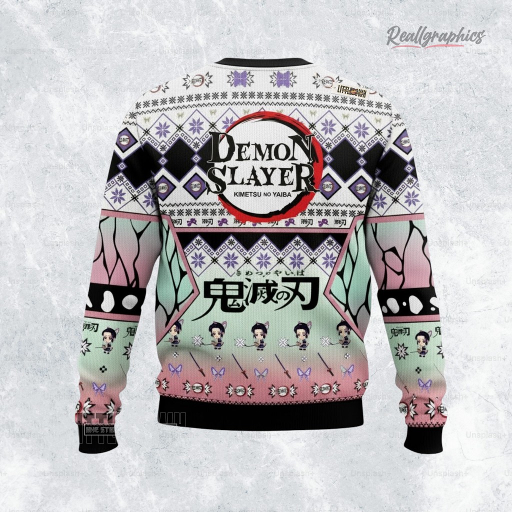 shinobu kocho kny ugly sweater anime xmas gift ideas 2 hovkwv