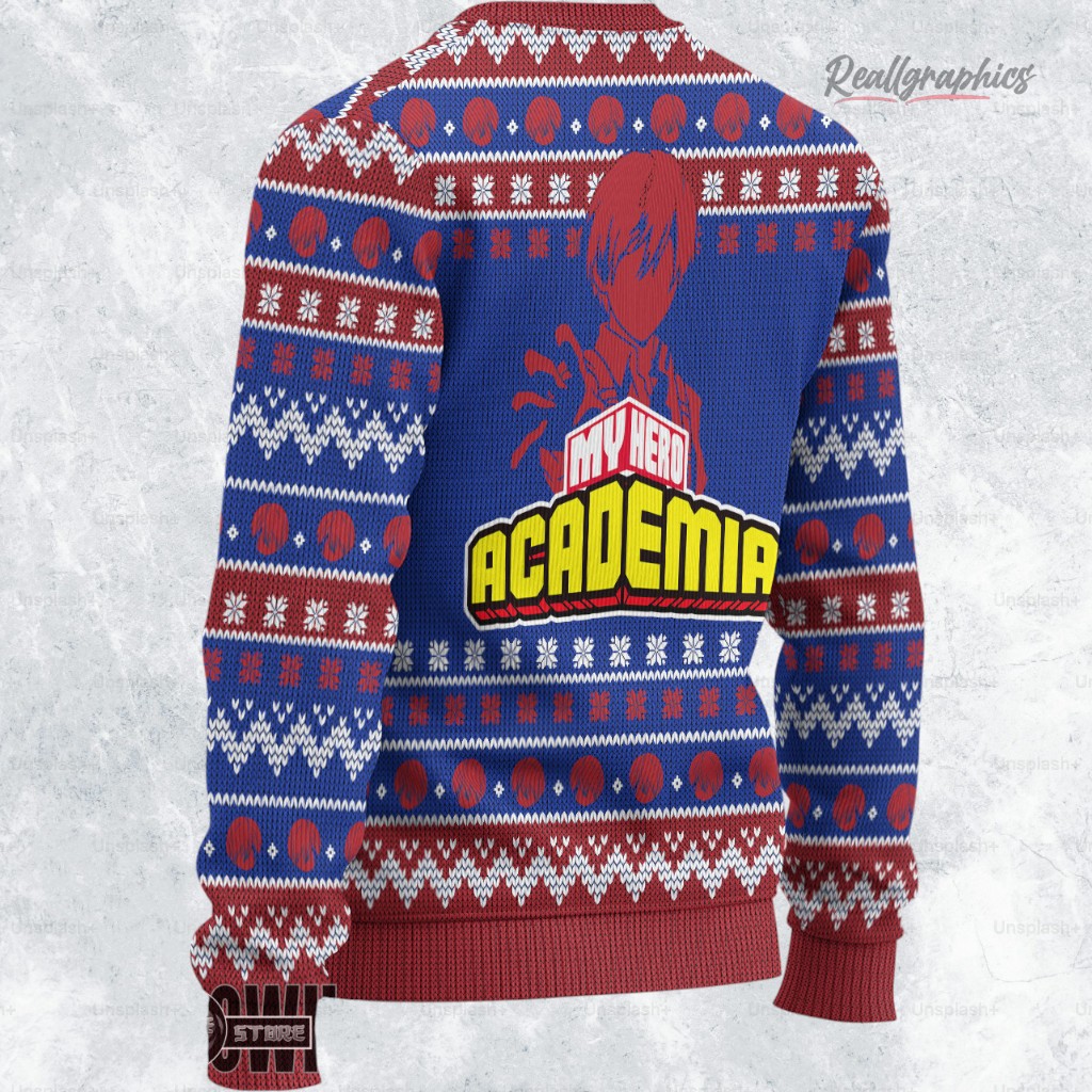 shoto ugly sweater custom my hero academia sweatshirt 2 jhkmmb