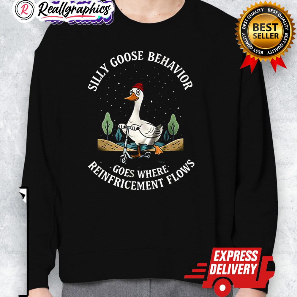 silly-goose-behaior-goes-where-reinforcement-flows-scooter-shirt-2_zm3qzn silly goose behaior goes where reinforcement flows scooter shirt 2 zm3qzn