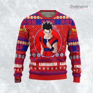 son gohan ugly sweater dragon ball z xmas ugly sweatshirt sweater 1 evsvmx