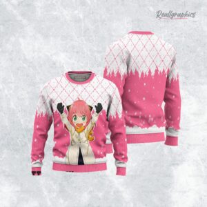 spy x family anya forger anime christmas ugly sweater anime xmas gift ideas 3 weav5i