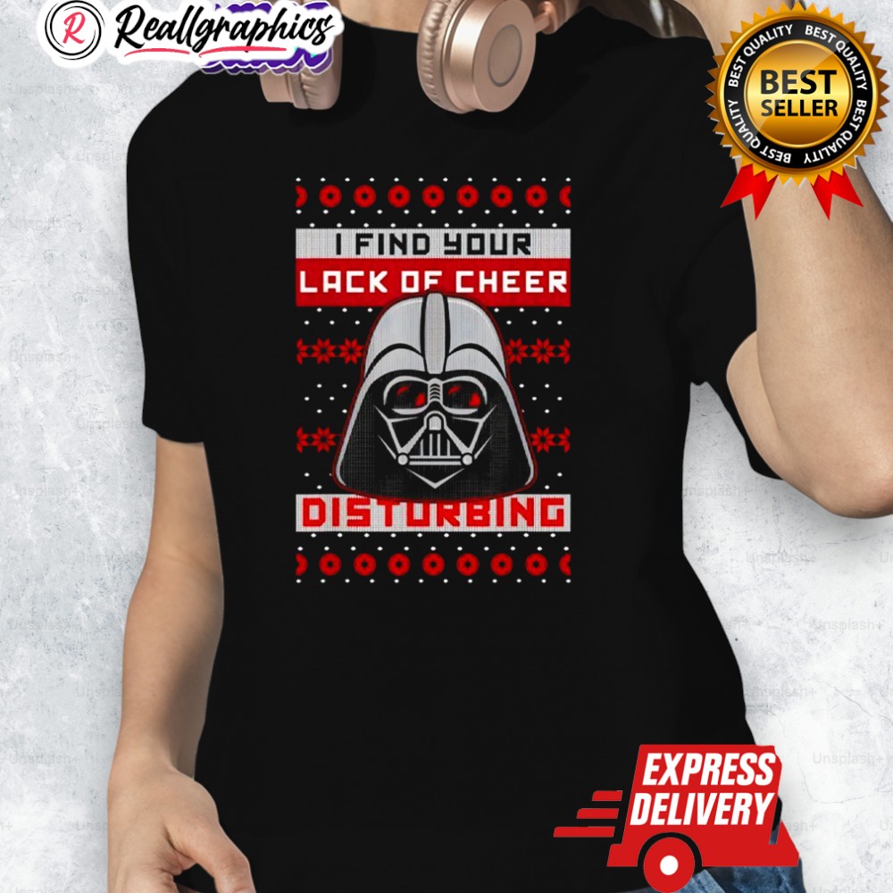 Star Wars Vader Lack Of Cheer Ugly Christmas Shirt Star Wars Vader Lack Of Cheer Ugly Christmas Shirt