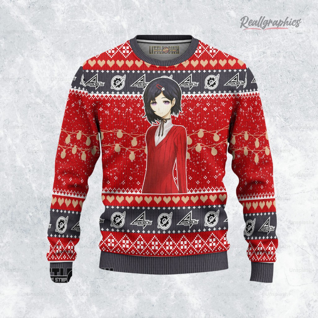 Steins Gate Ugly Sweater Custom Luka Sweatshirt Steins Gate Ugly Sweater Custom Luka Sweatshirt