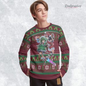 tatsumaki and fubuki ugly sweater custom one punch man sweatshirt 1 pg6tyv