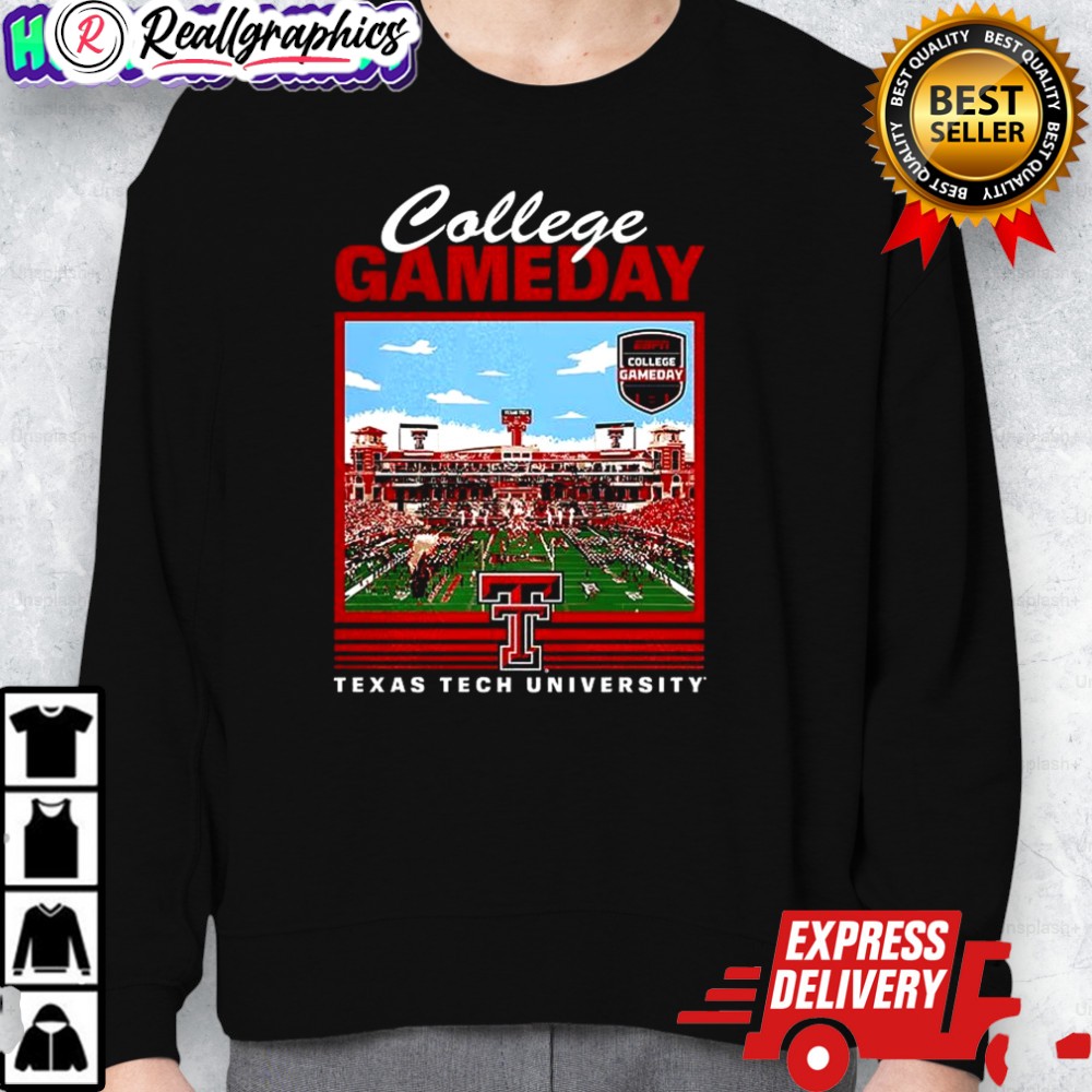 texas tech red raiders football college gameday jones at and t stadium shirt 2 kkvpom
