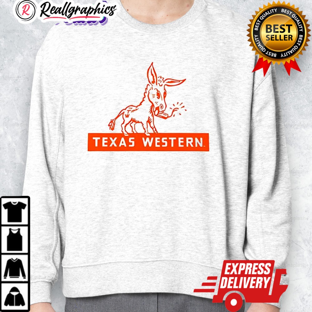 texas western mascot shirt 2 ctpfp9