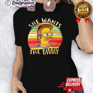 the simpsons ned flanders she wants the diddly shirt 1 sjxdag