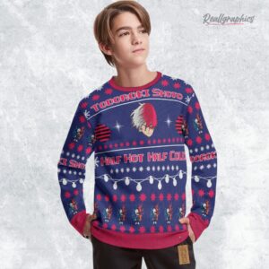 tokoyami fumikage sweatshirt custom my hero academia ugly sweater 1 mr591o