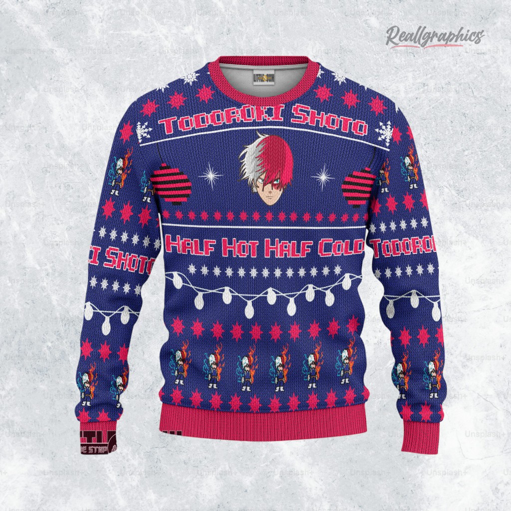 tokoyami fumikage sweatshirt custom my hero academia ugly sweater 2 ilygov