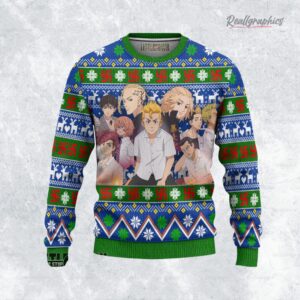 tokyo reengers members ugly christmas sweater 1 kvq66r