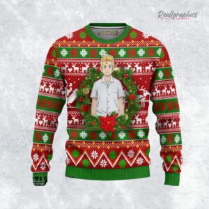 tokyo reengers ugly christmas sweater takemichi sweatshirt 1 ocpfih