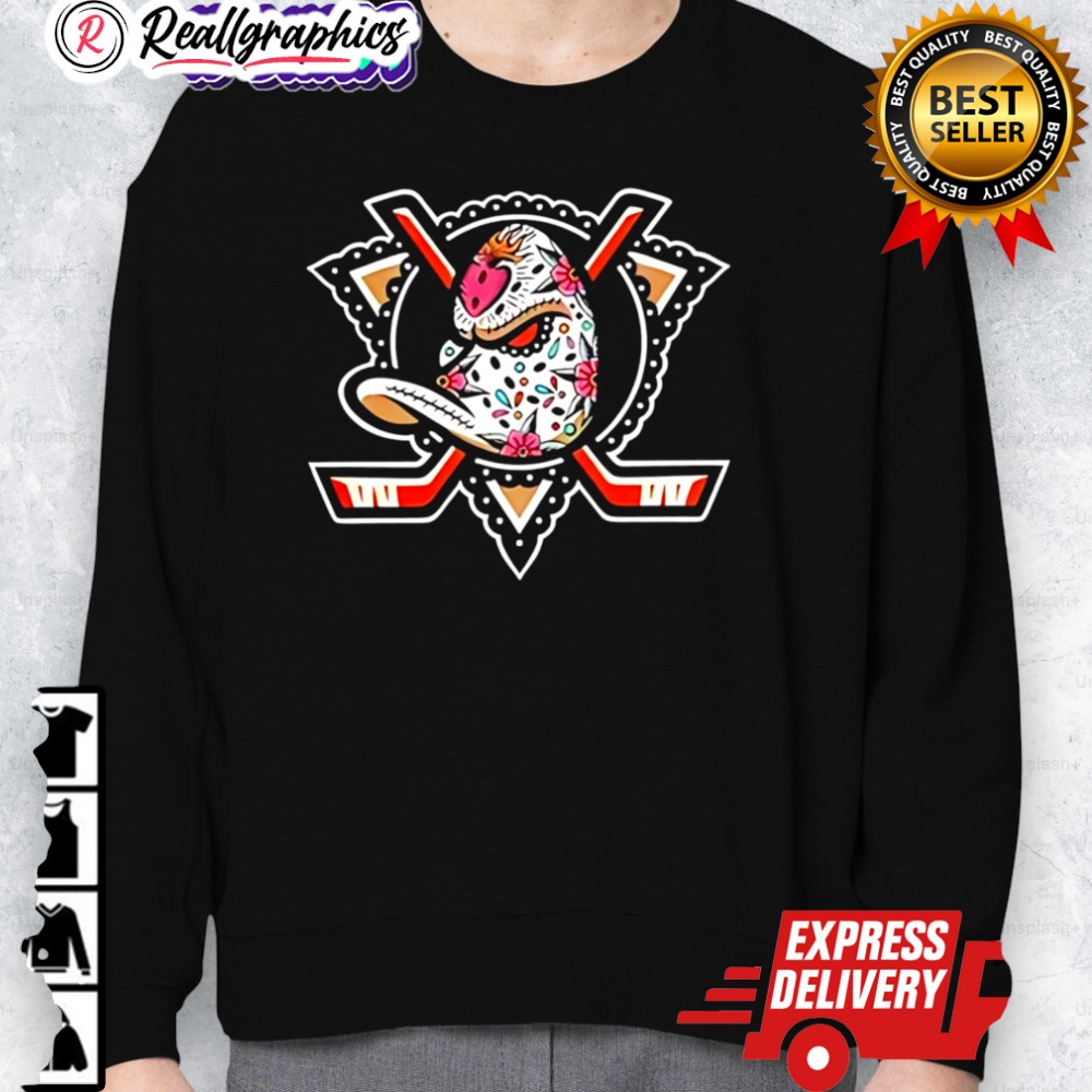 top anaheim ducks dia de los muertos 2025 limited edition shirt 2 zbc290