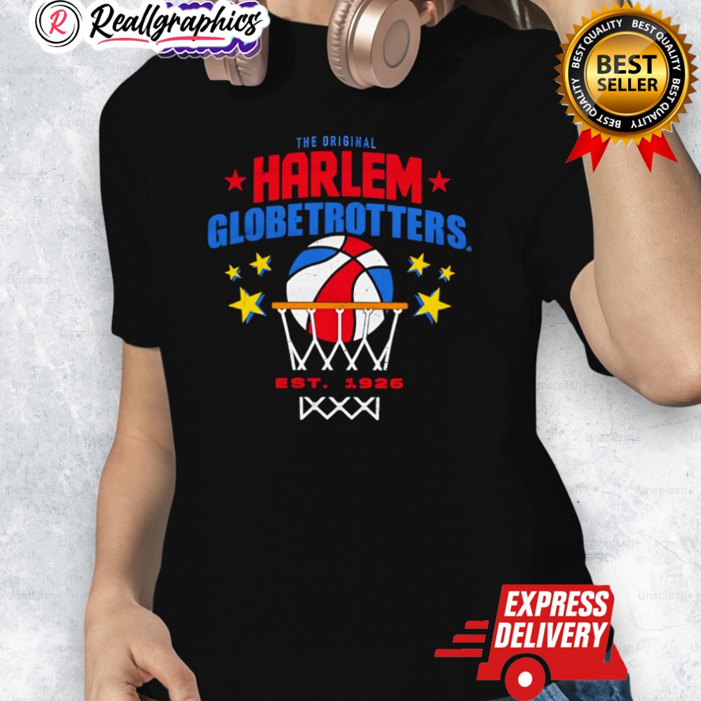Top Harlem Globetrotters Nothing But Net Shirt Top Harlem Globetrotters Nothing But Net Shirt