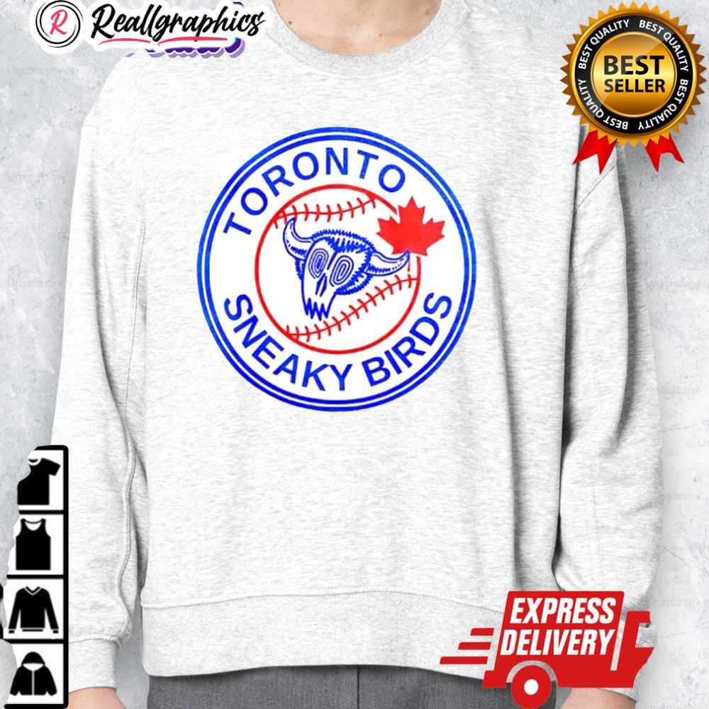 toronto sneaky birds toronto blue jays parody logo shirt 2 rvyukp