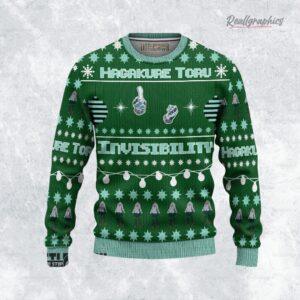 toru hagakure ugly christmas sweater my hero academia sweatshirt 1 yfs9po