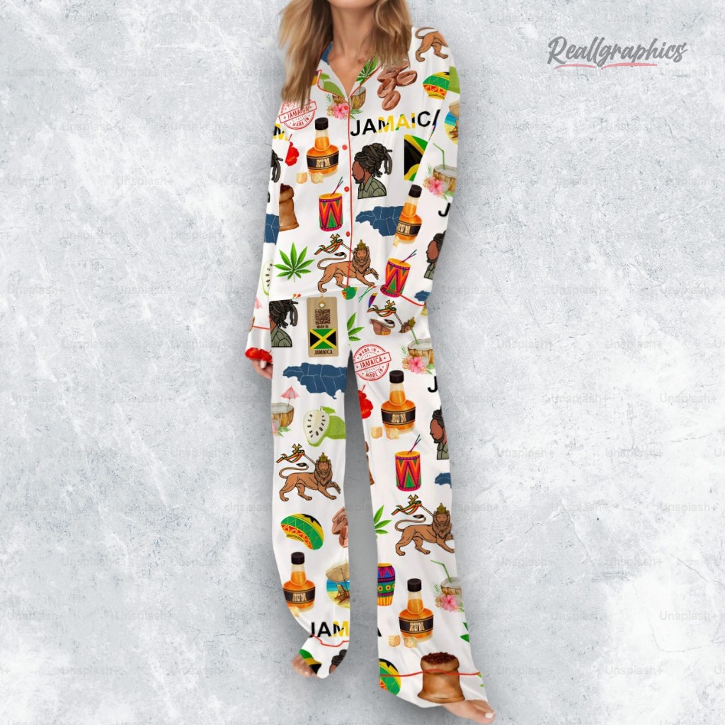 Tropical Jamaica Culture Pajama Set Tropical Jamaica Culture Pajama Set