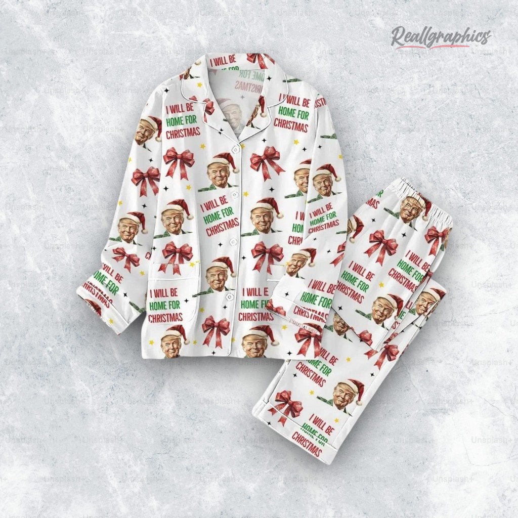 trump-coquette-bow-i-will-be-home-for-christmas-pajama-set-3_nzsegi trump coquette bow i will be home for christmas pajama set 3 nzsegi