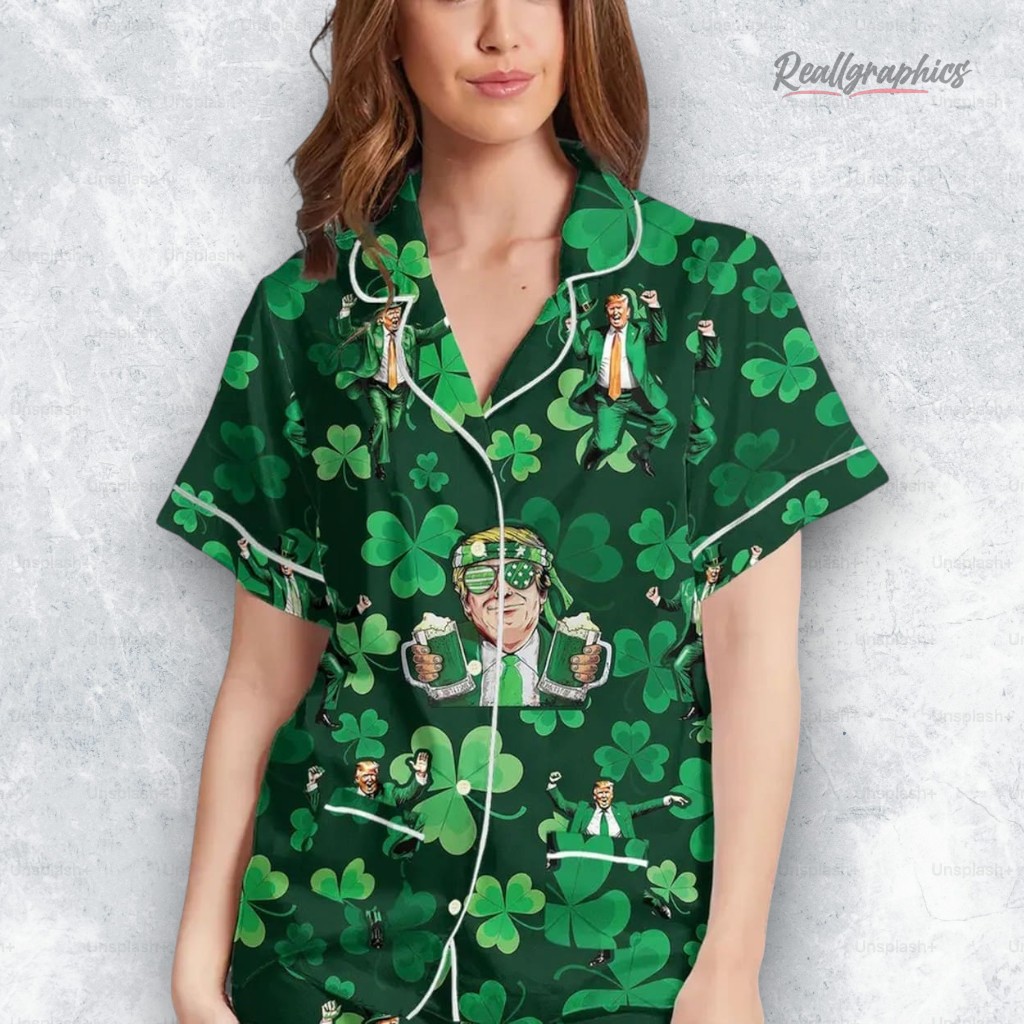 Trump Make Lucky Great Again Pajama Set Trump Make Lucky Great Again Pajama Set