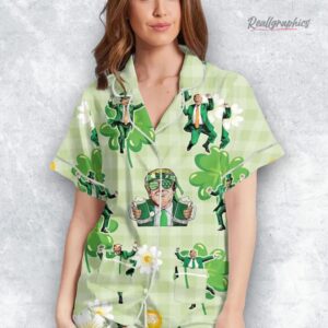 trump make st patricks day great again pajama set 1 frnuc9