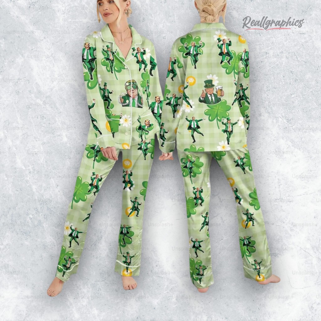 trump-make-st-patricks-day-great-again-pajama-set-3_o814ik trump make st patricks day great again pajama set 3 o814ik