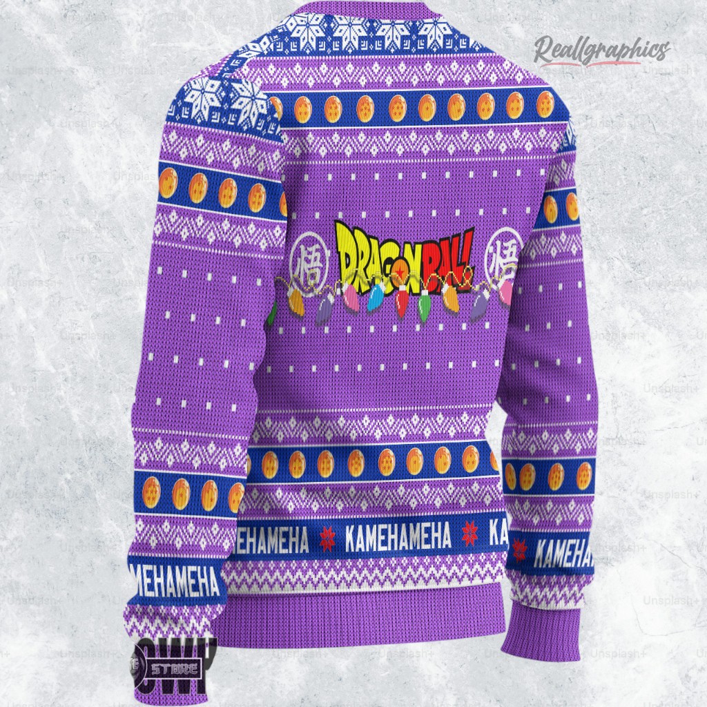 trunks x mai ugly sweater dragon ball xmas ugly sweatshirt sweater 2 dujnz2