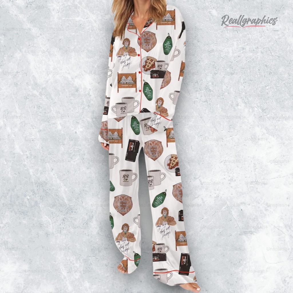 Twin Peak Satin Pajama Set Twin Peak Satin Pajama Set