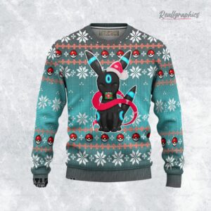 umbreon ugly christmas sweater pokemon xmas ugly sweatshirt sweater 1 w1xj2x