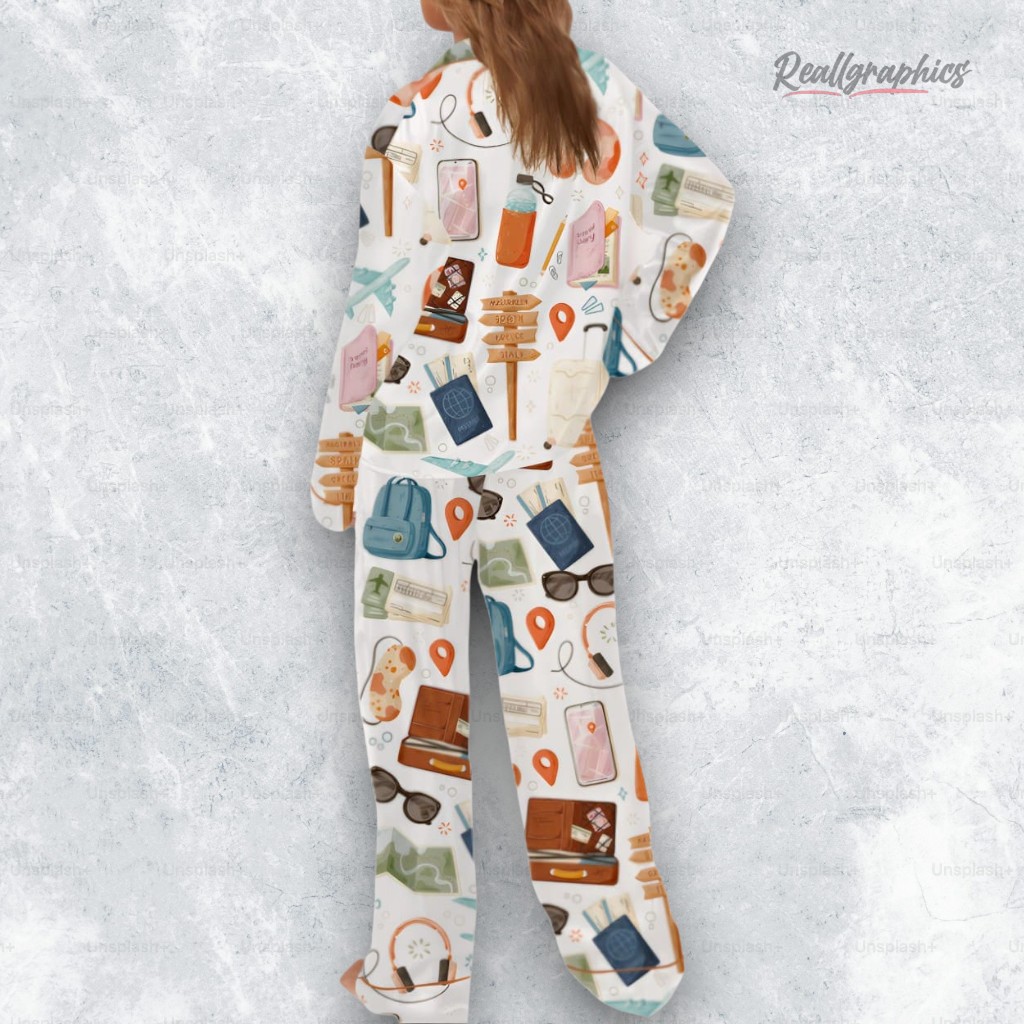 Vacation Satin Pajama Set Vacation Satin Pajama Set