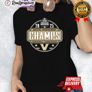vanderbilt commodores 2025 sec womens soccer tournament champions shirt 1 rn5k5e