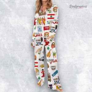 very lebanese satin pajama set 1 ju7cgt
