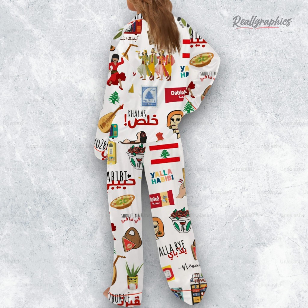 very lebanese satin pajama set 2 c2o9cw