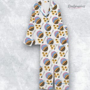 watercolor caiar art print satin pajama set 1 j8ihnn