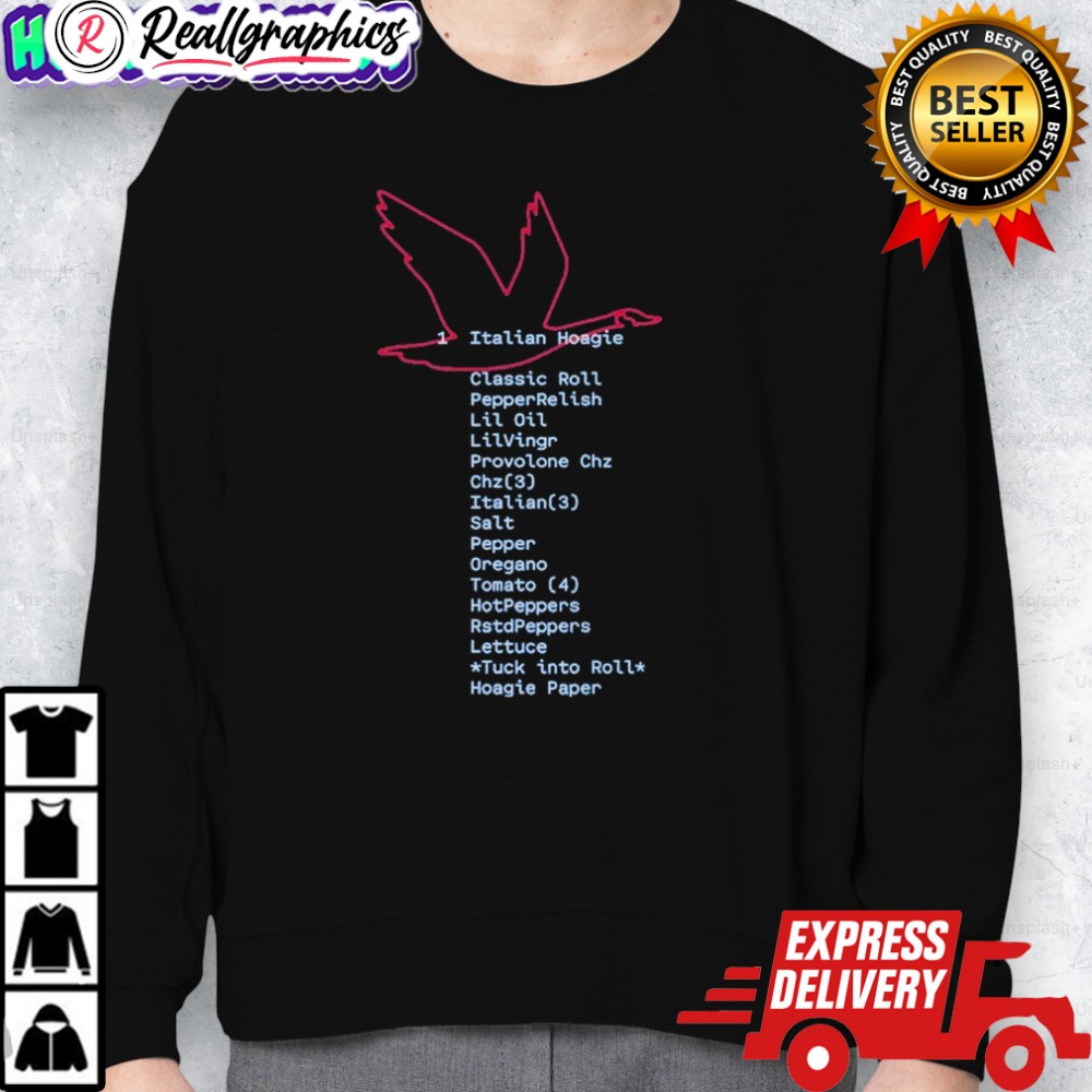 wawa italian hoagie order shirt 2 xtmmdn