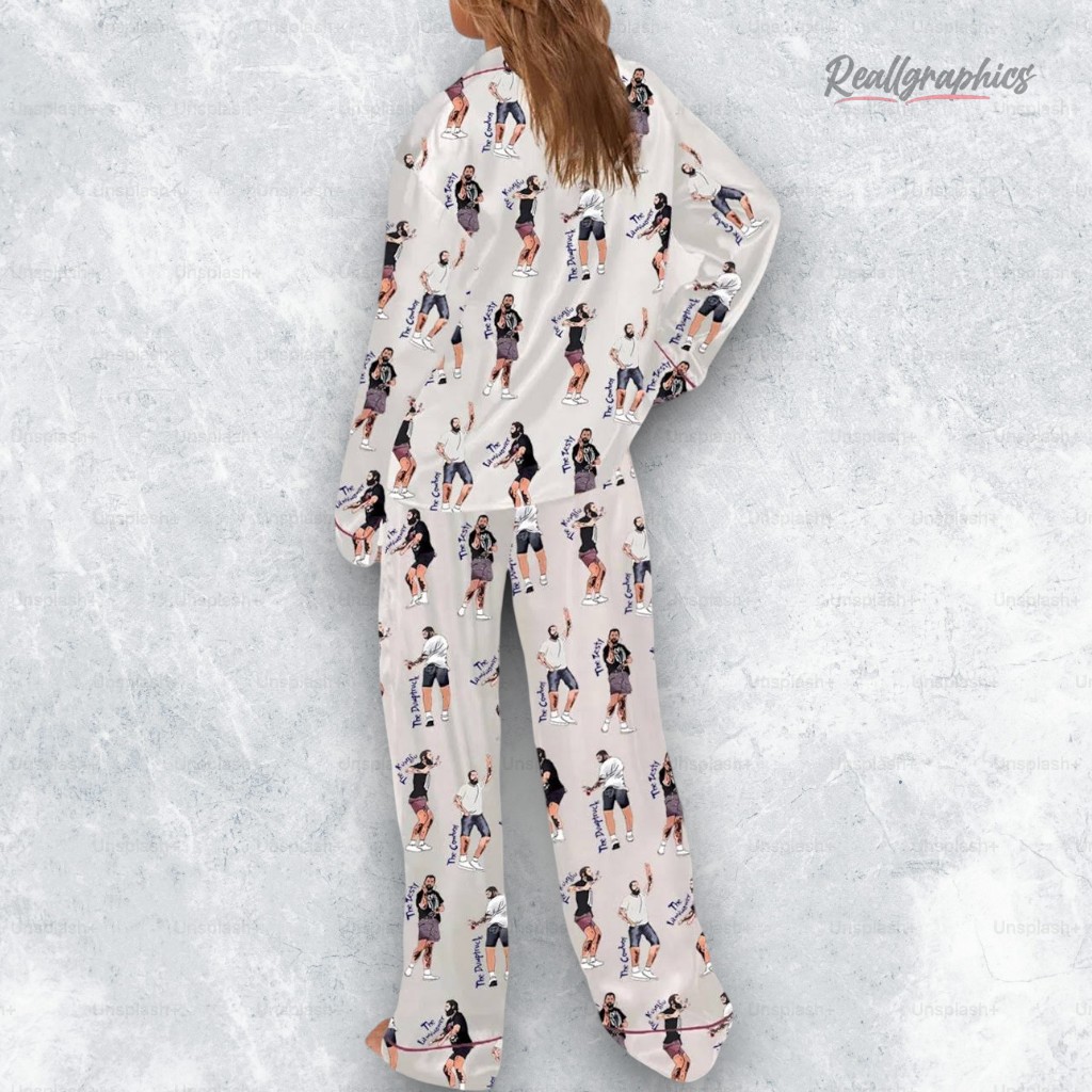womens post malone dog pajama set 2 ir6nri