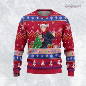 yuji itadori sweatshirt custom jujutsu kaisen ugly sweater 1 hshcog