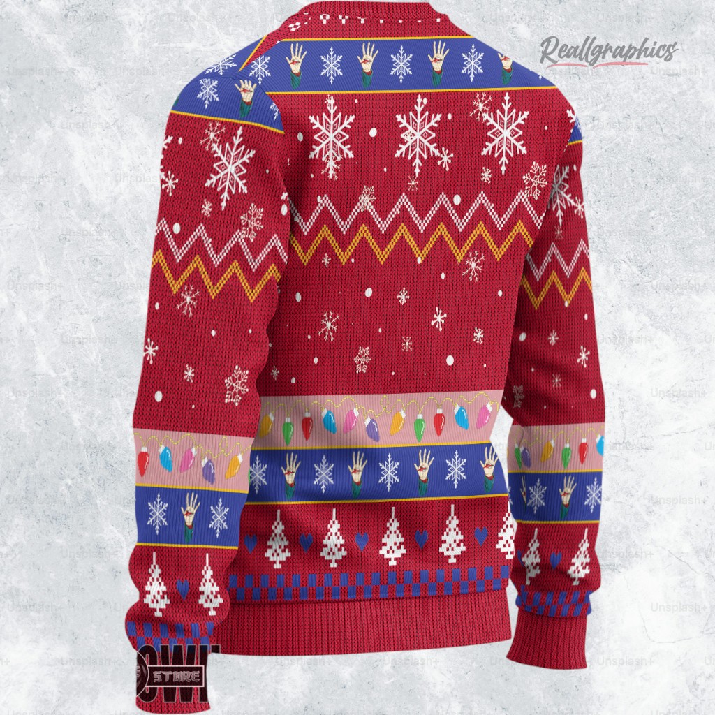 yuji itadori sweatshirt custom jujutsu kaisen ugly sweater 2 lqtpjr