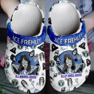 ace frehley x kiss band music 3d printed classic crocs l6khdo