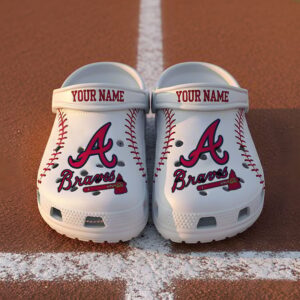 atlanta braves mlb 3d printed classic crocs qalw5g