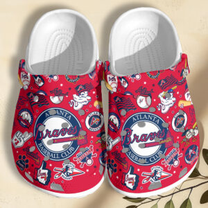 atlanta braves mlb sport 3d printed classic crocs rtcpkf