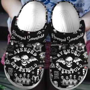 avenged sevenfold music band 3d printed classic crocs fhofof