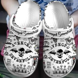 avenged sevenfold music band classic crocs for for men women and kids sllgce