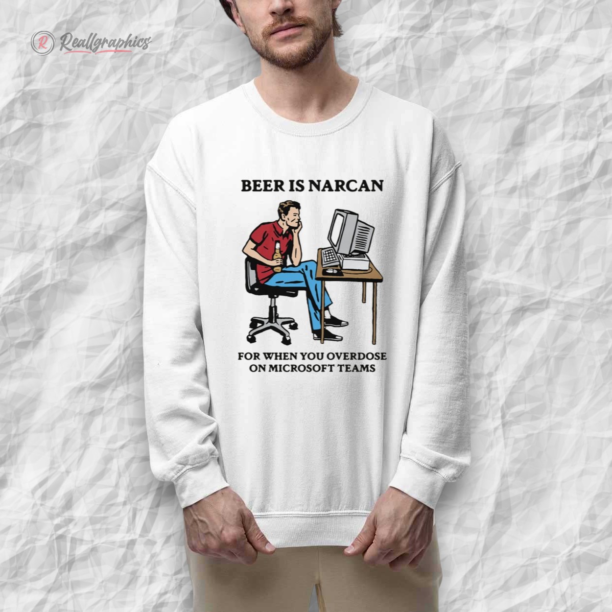 beer is narcan for when you oerdose on teams shirt 2 vor0wr