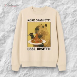 capybara eating pasta washed shirt 1 onfiza